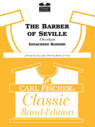 Barber of Seville Overture Concert Band sheet music cover